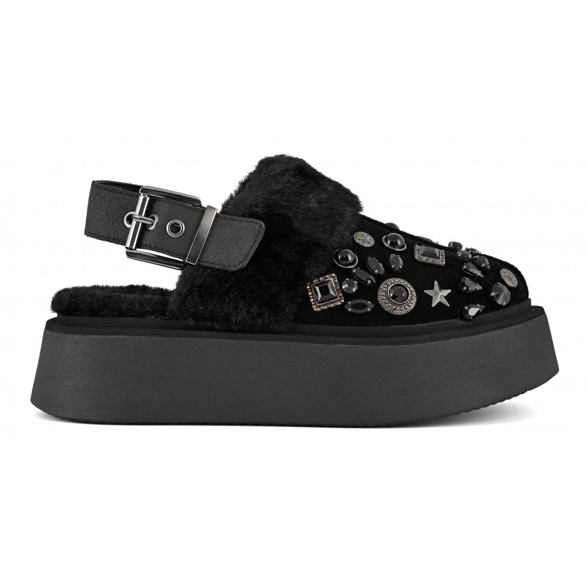 Sabot su suola platform con pietre
