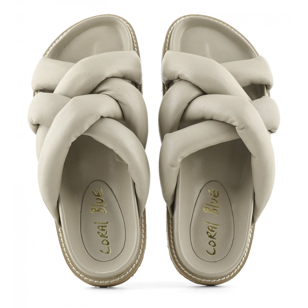 Slide con tomaia intrecciata