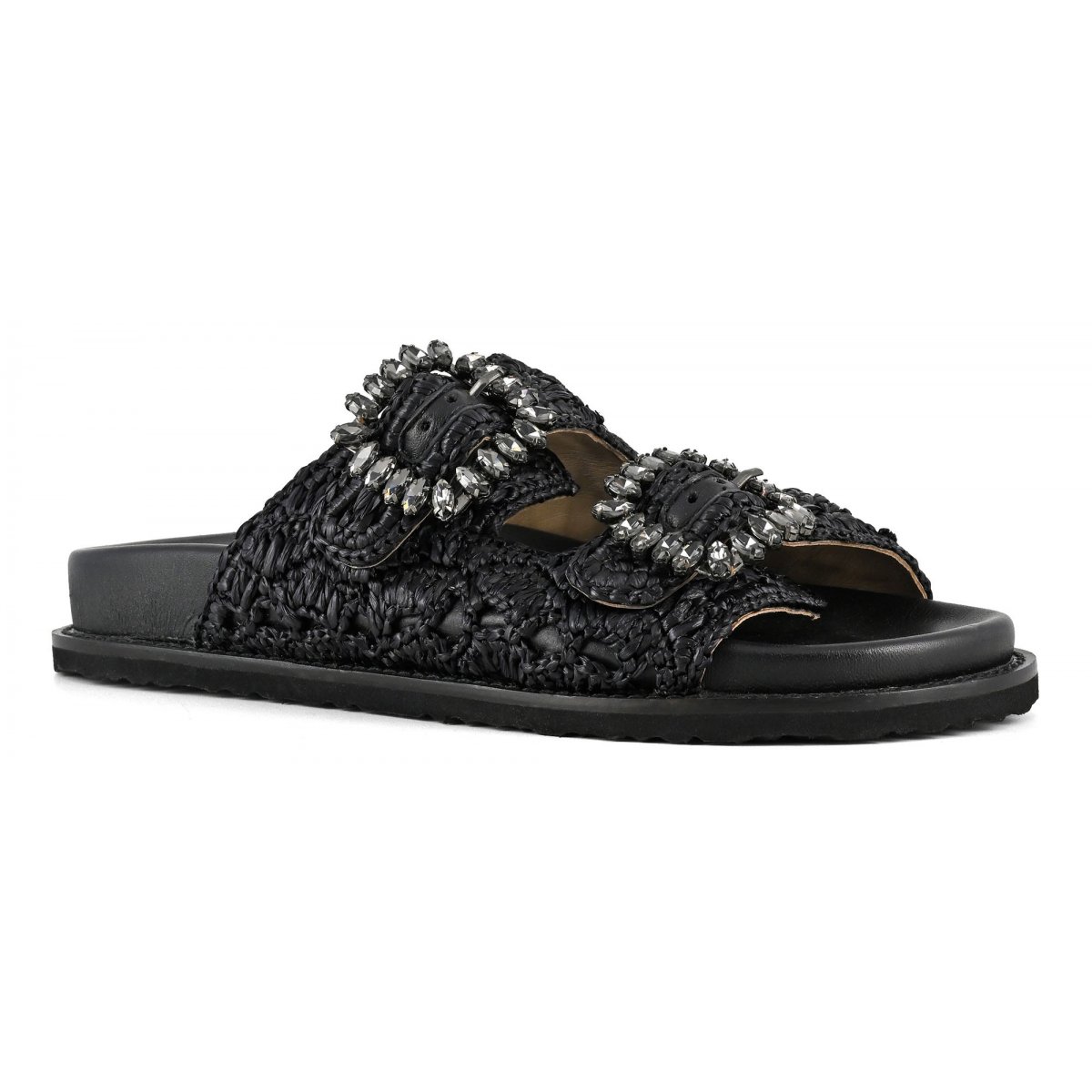 Sandalo gioiello in rafia