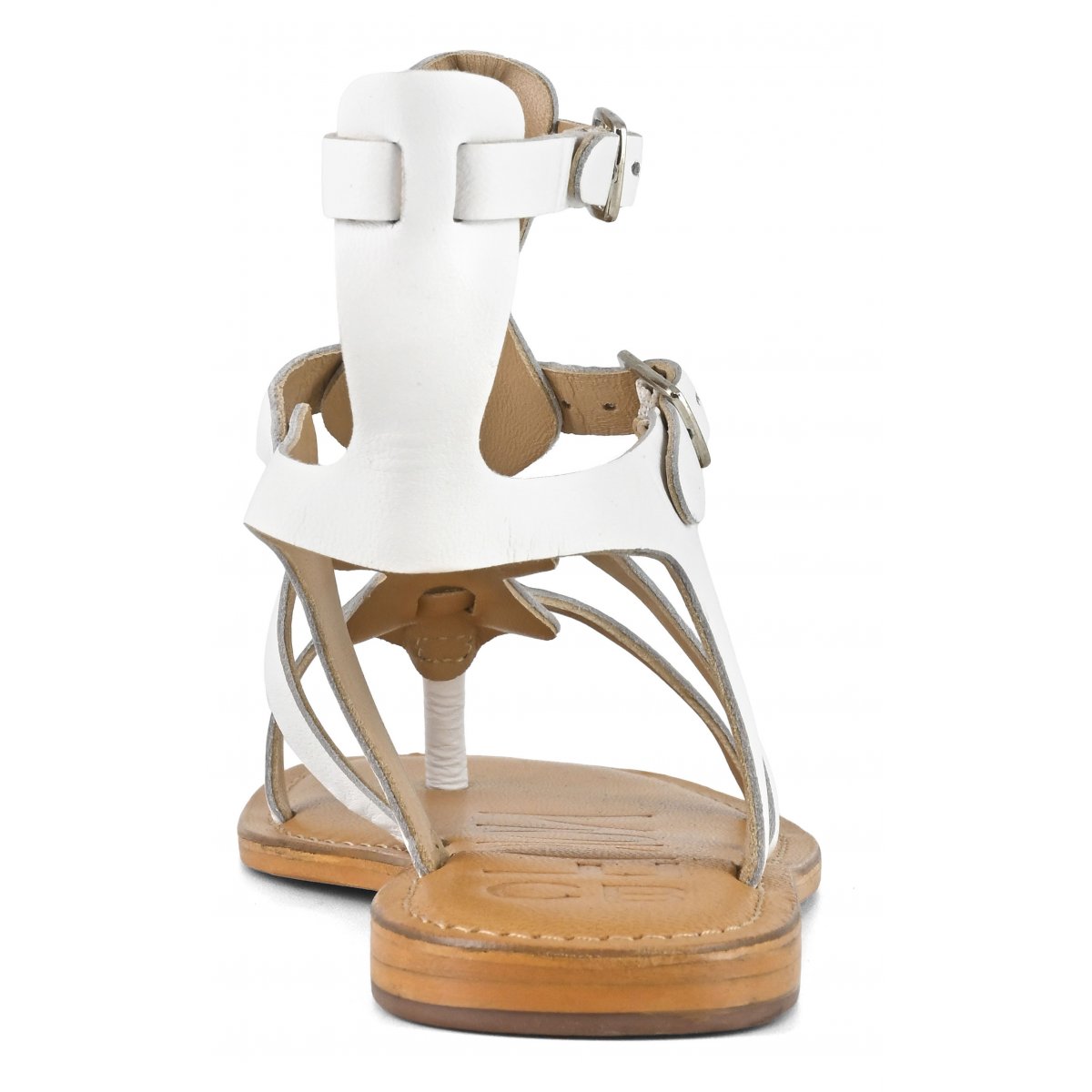 Sandalo gladiatore in pelle