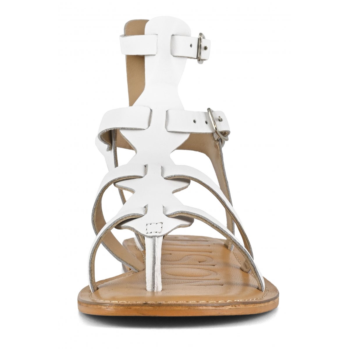 Sandalo gladiatore in pelle