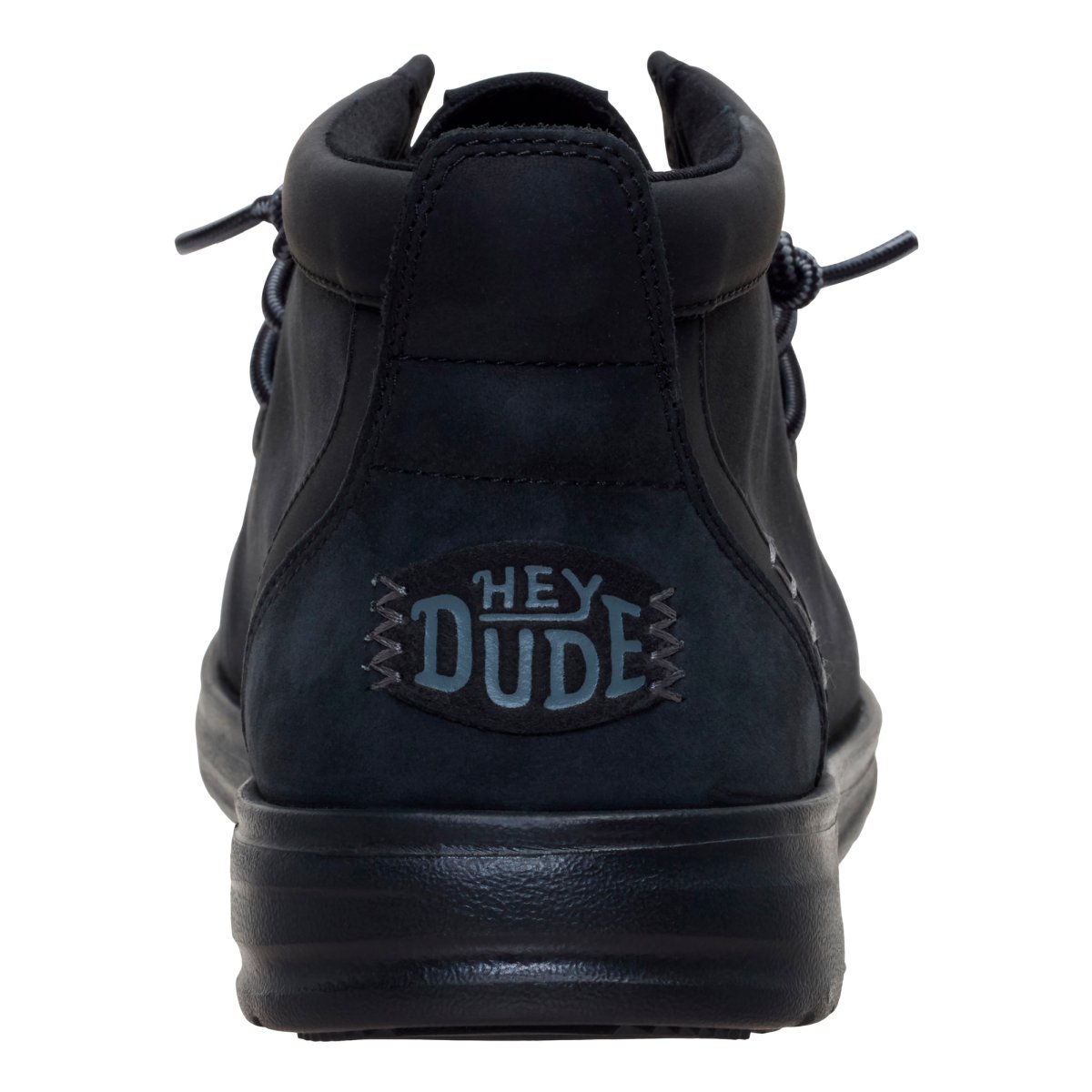 Wally Mid Gripr Leather Black/Black - Uomo Heydude | Heydude