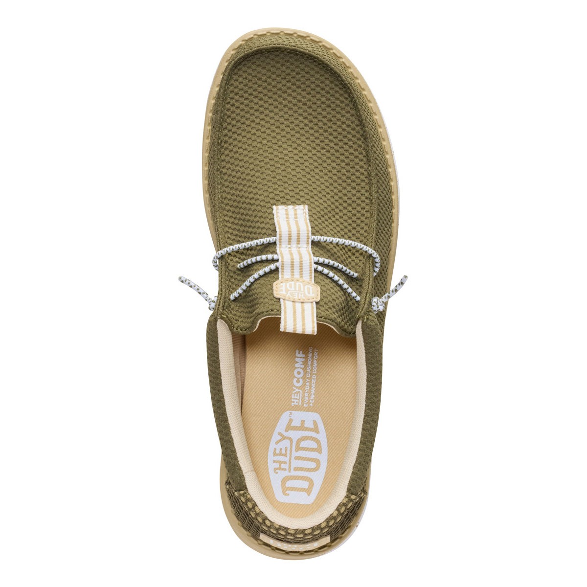 Scarpe Hey Dude Wally Mesh Neutrals Uomo – Slip On Leggere Con Lacci Elastici E Soletta Rimovibile Per Viaggi E Relax - 5