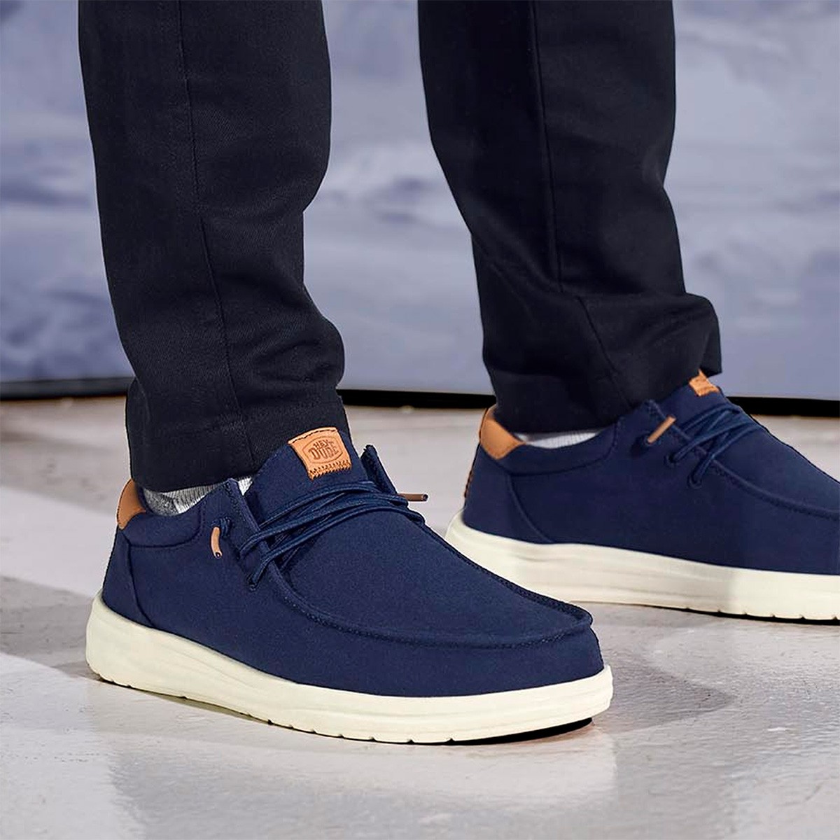 Paul Canvas Navy Blazer - Uomo Primavera Estate | Heydude  display picture 3