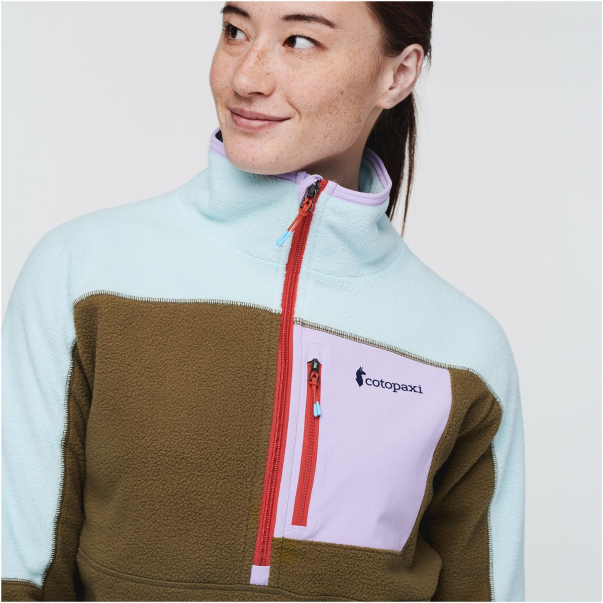 Abrazo Half-Zip Fleece Jacket Woman