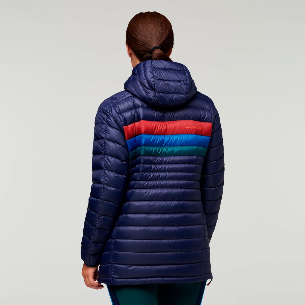 Fuego Down Hooded Pullover Woman