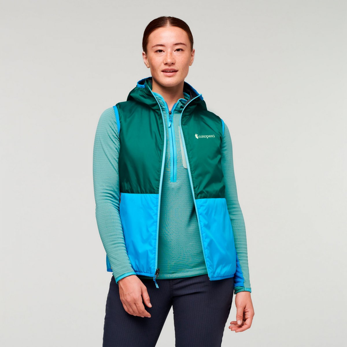 Teca Calido Hooded Vest Woman