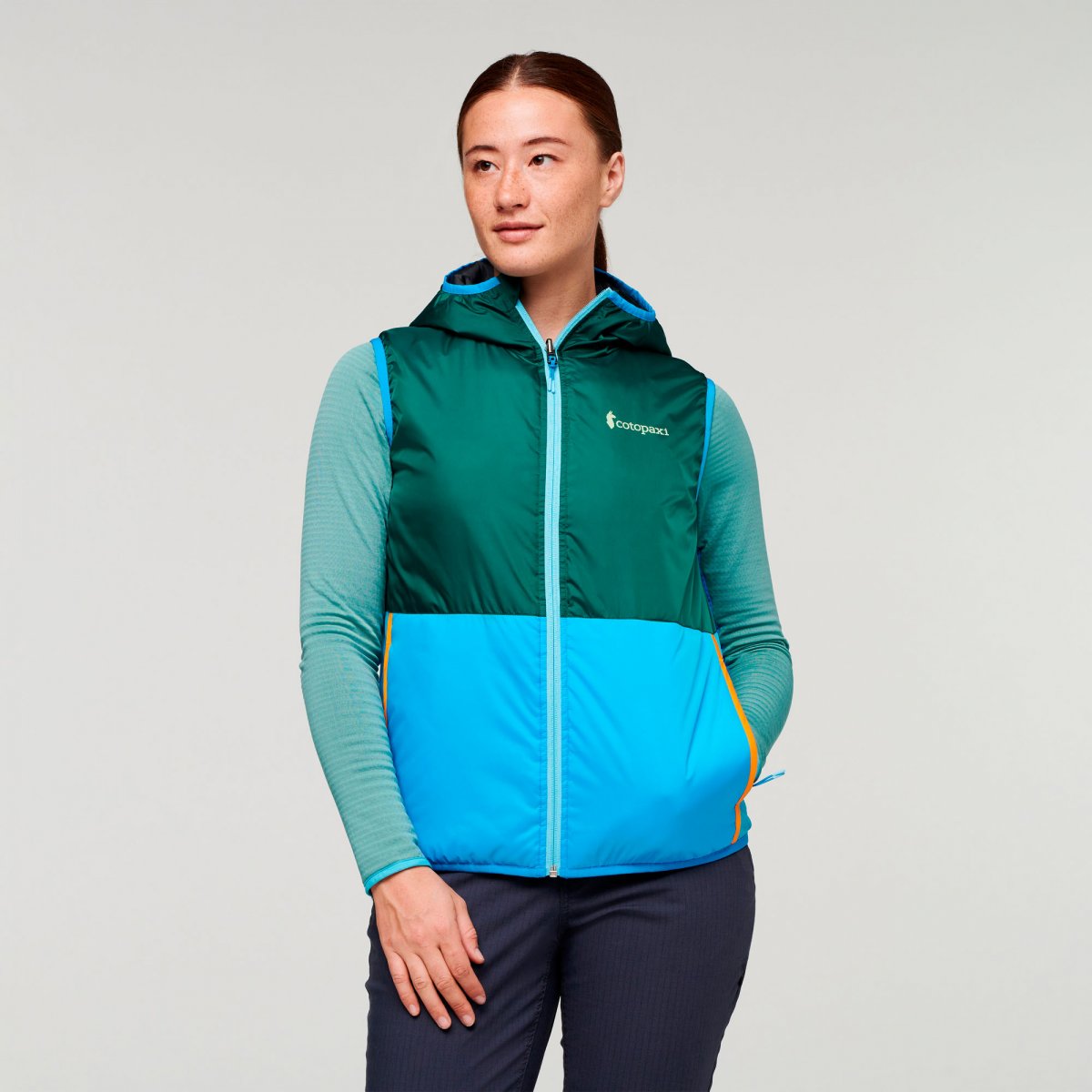 Teca Calido Hooded Vest Woman