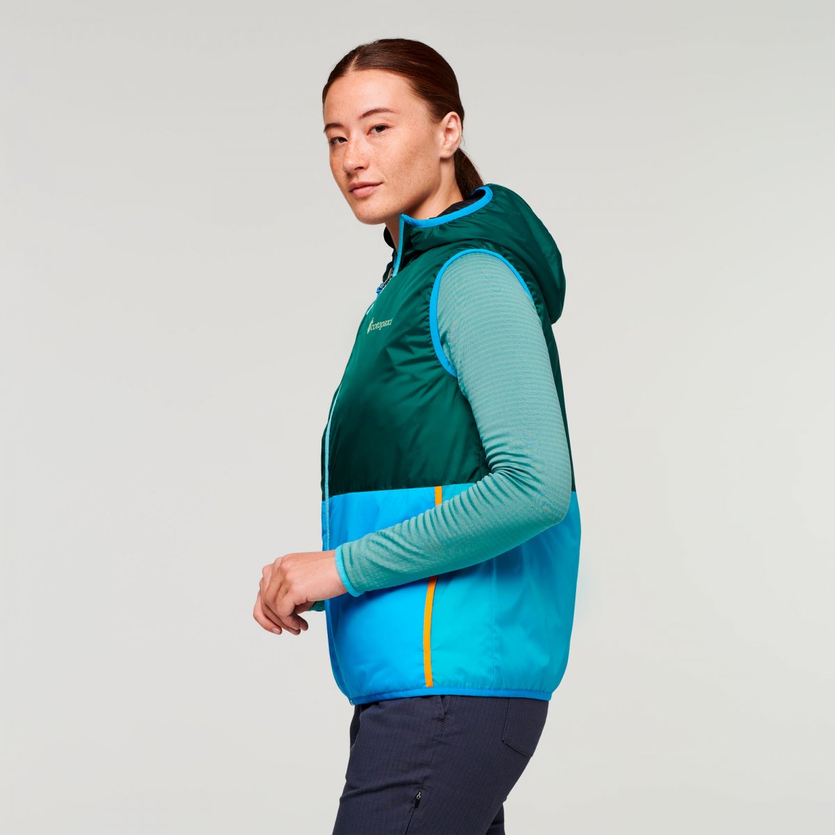 Teca Calido Hooded Vest Woman