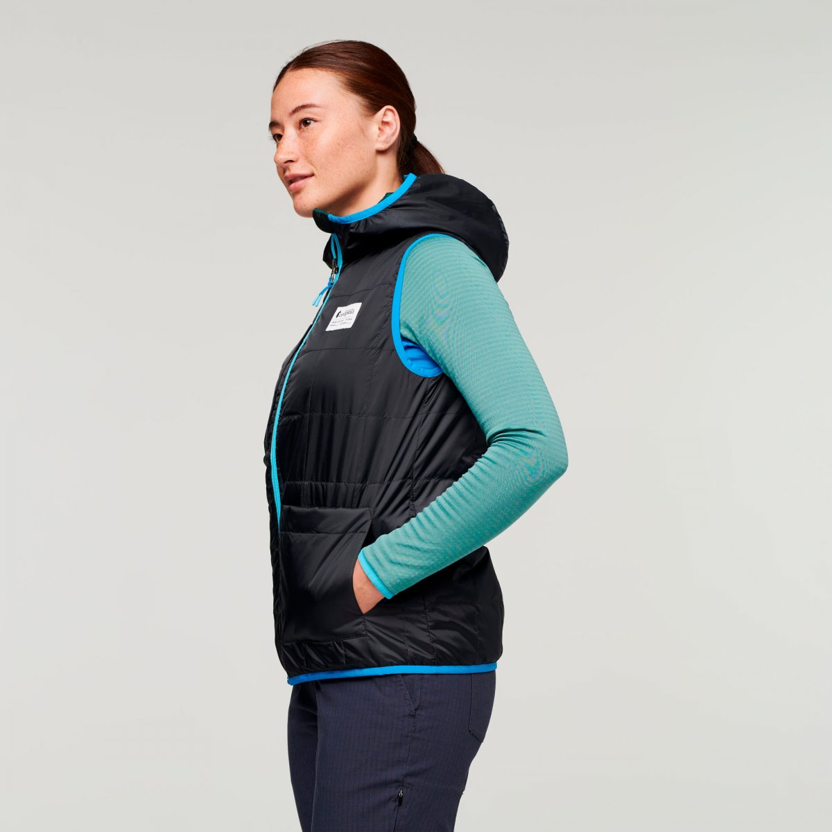 Teca Calido Hooded Vest Woman