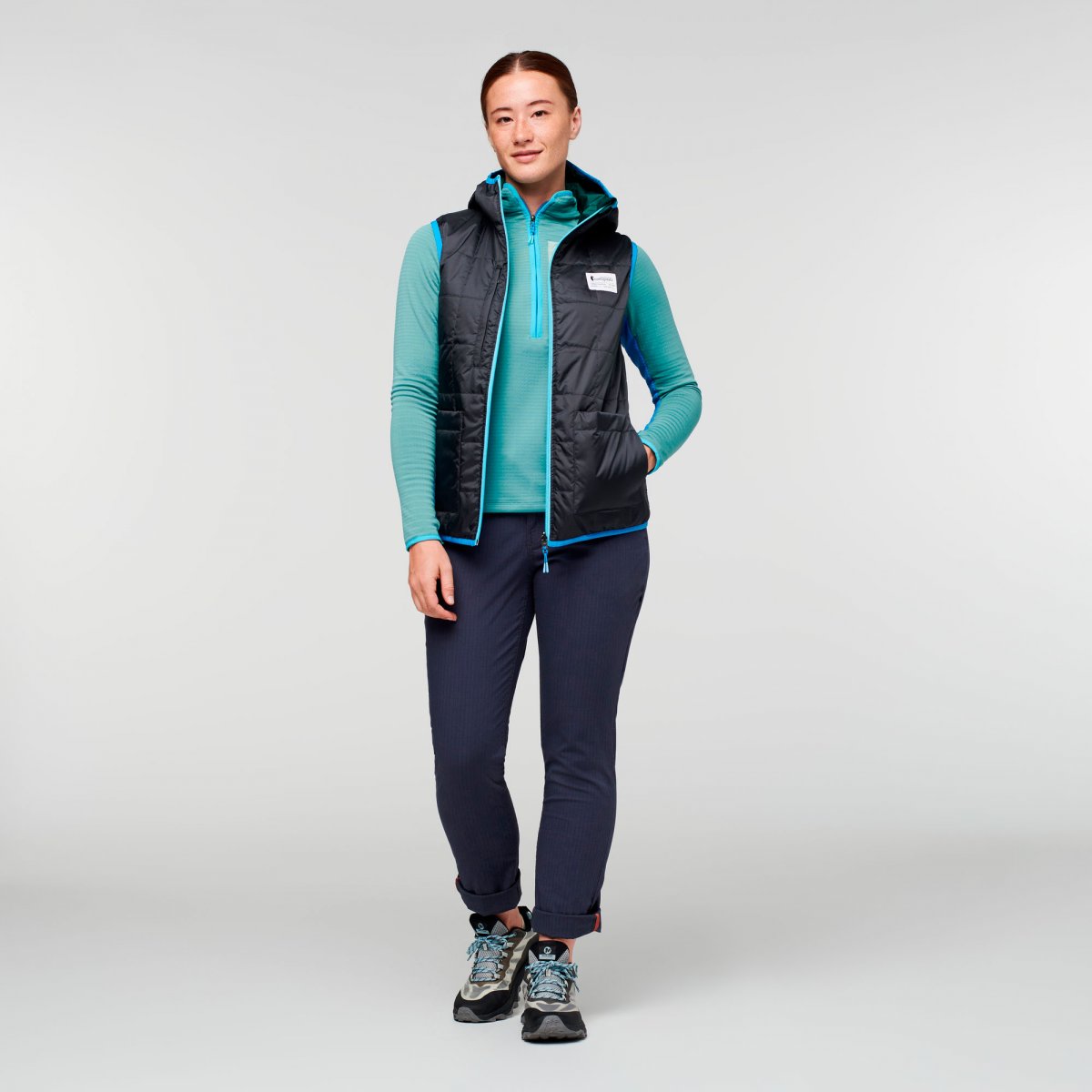 Teca Calido Hooded Vest Woman