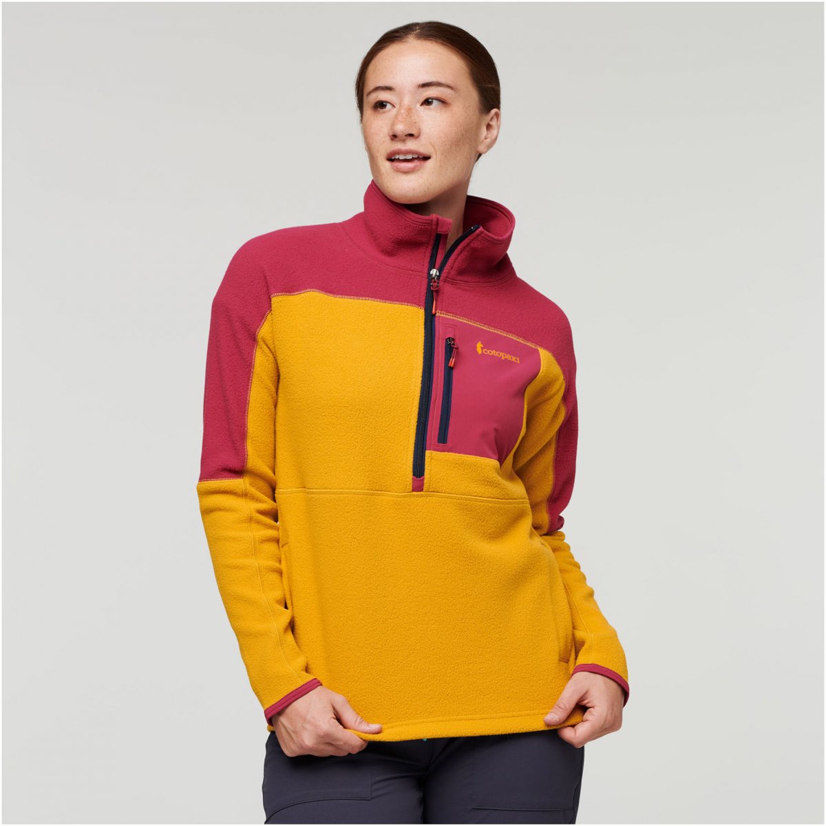 Abrazo Half-Zip Fleece Jacket Woman