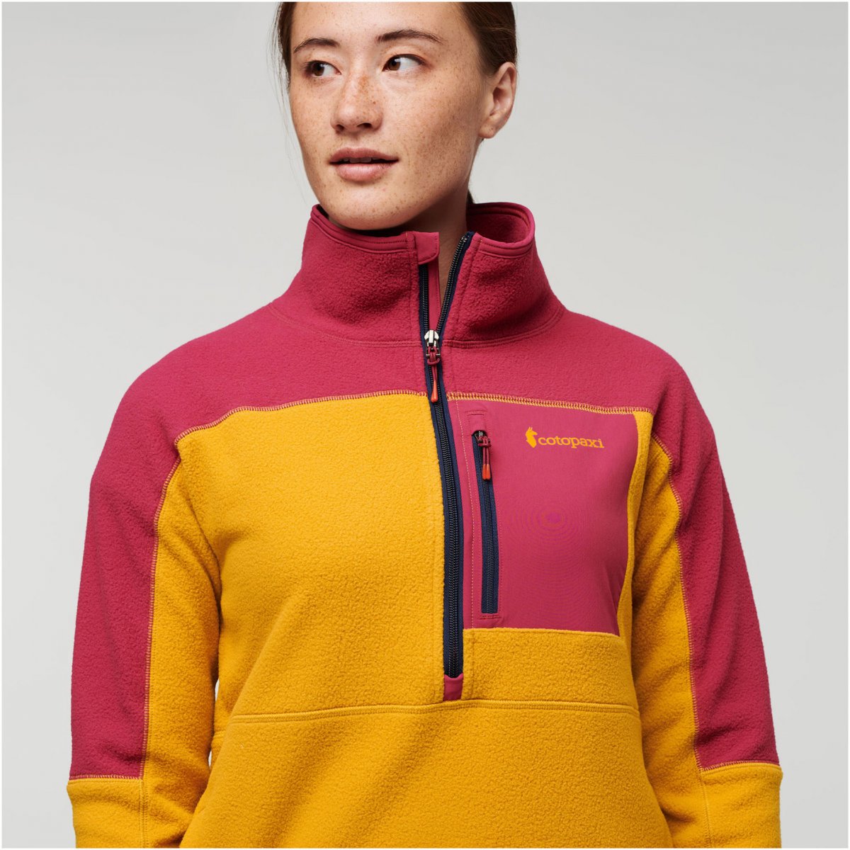 Abrazo Half-Zip Fleece Jacket Woman