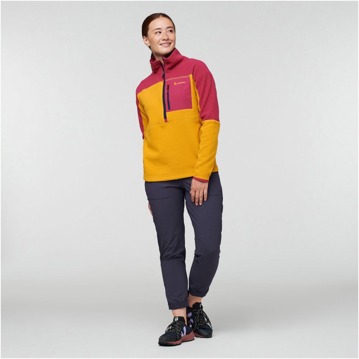 Abrazo Half-Zip Fleece Jacket Woman