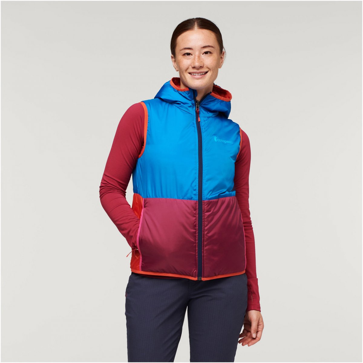 Teca Calido Hooded Vest Woman