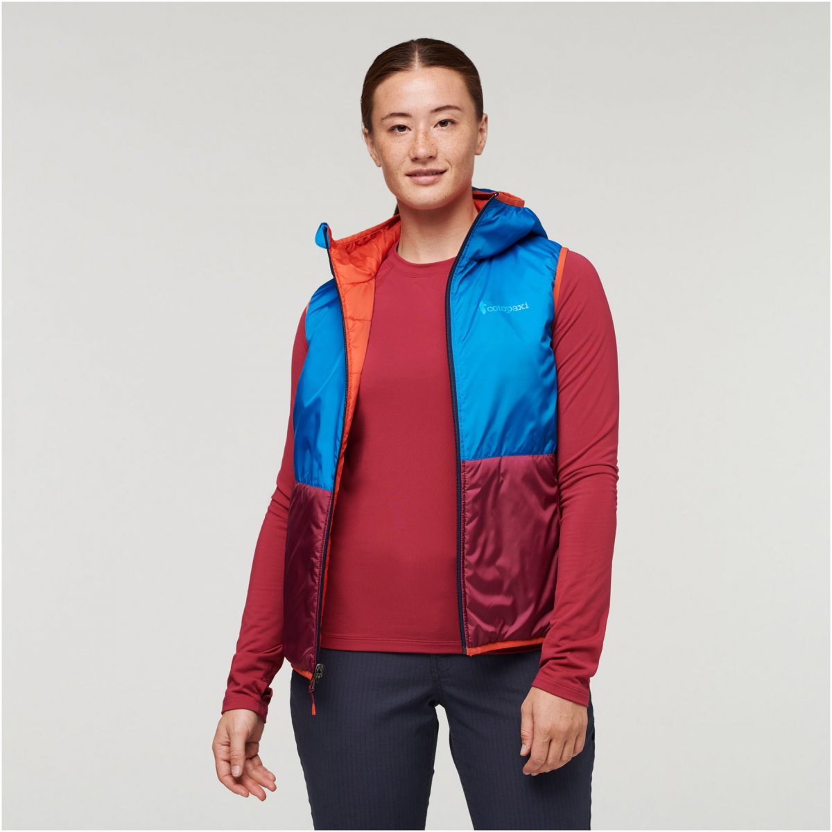 Teca Calido Hooded Vest Woman
