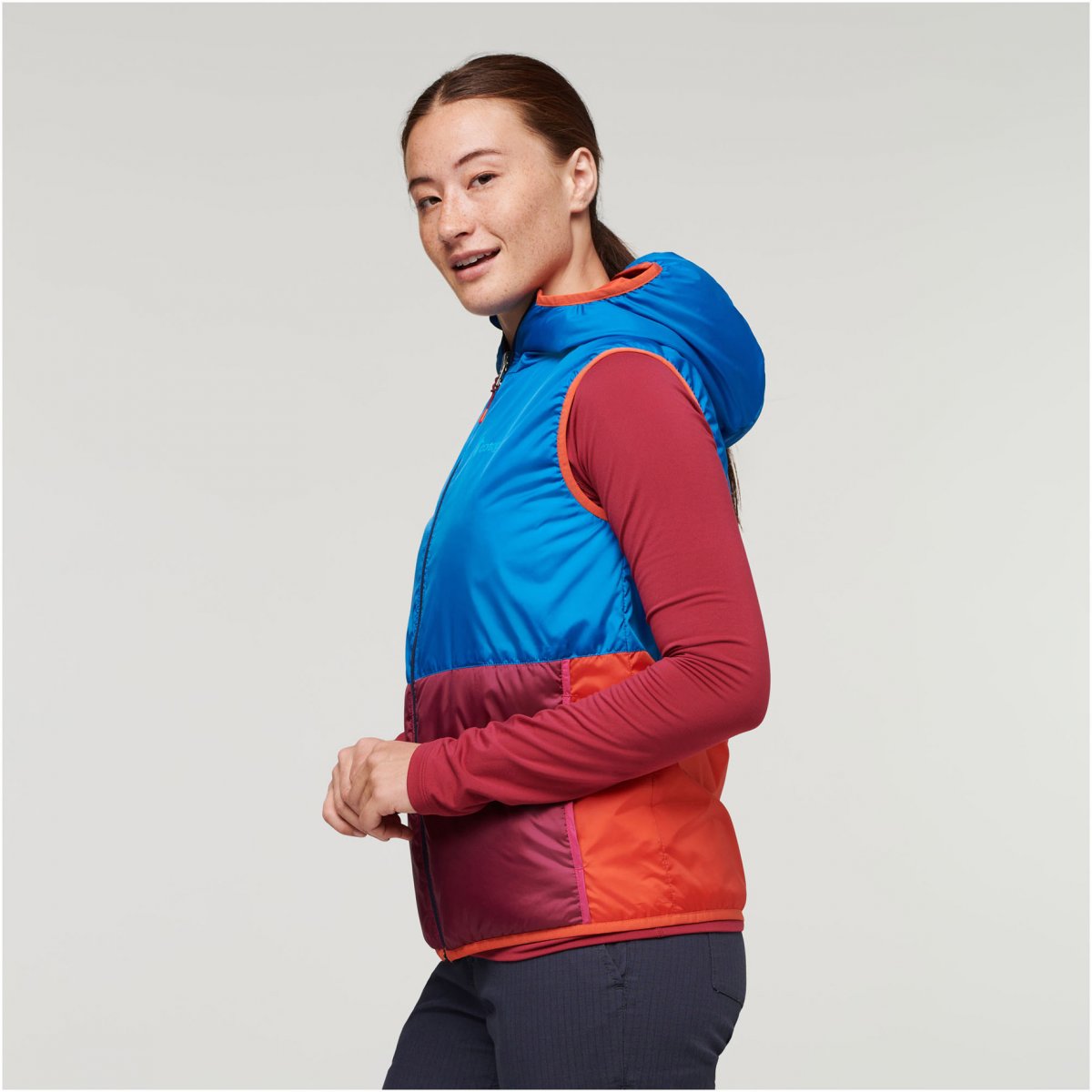 Teca Calido Hooded Vest Woman