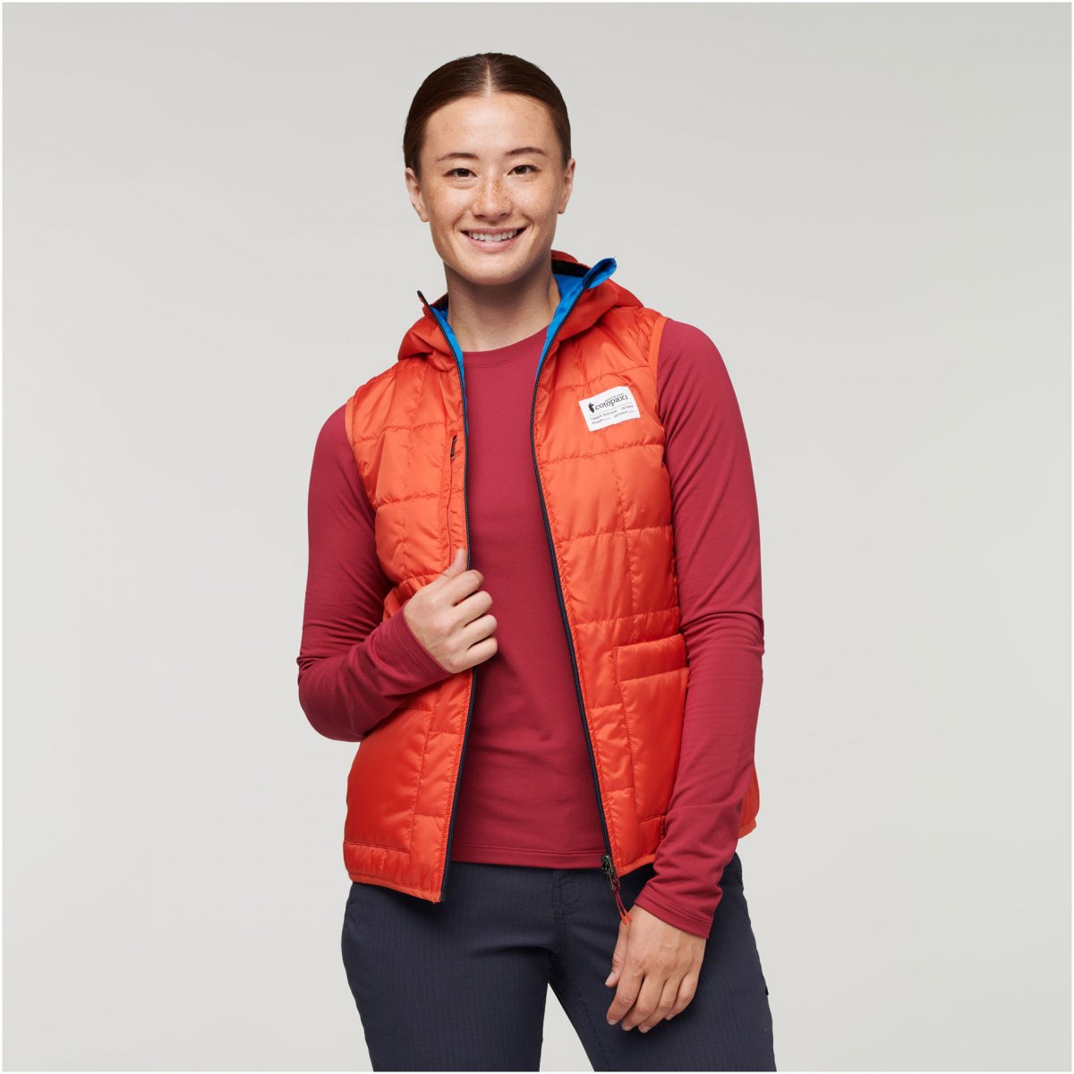 Teca Calido Hooded Vest Woman