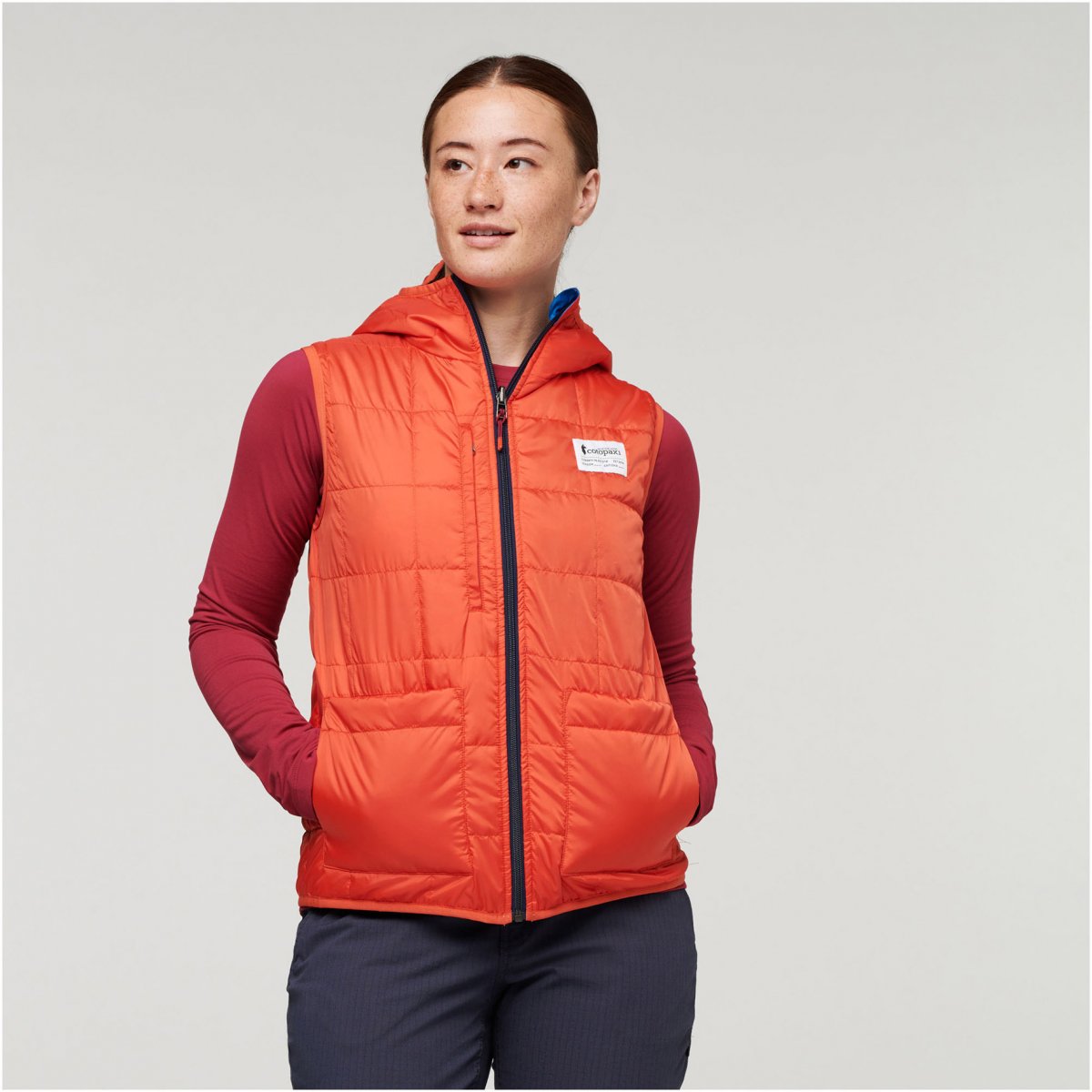 Teca Calido Hooded Vest Woman