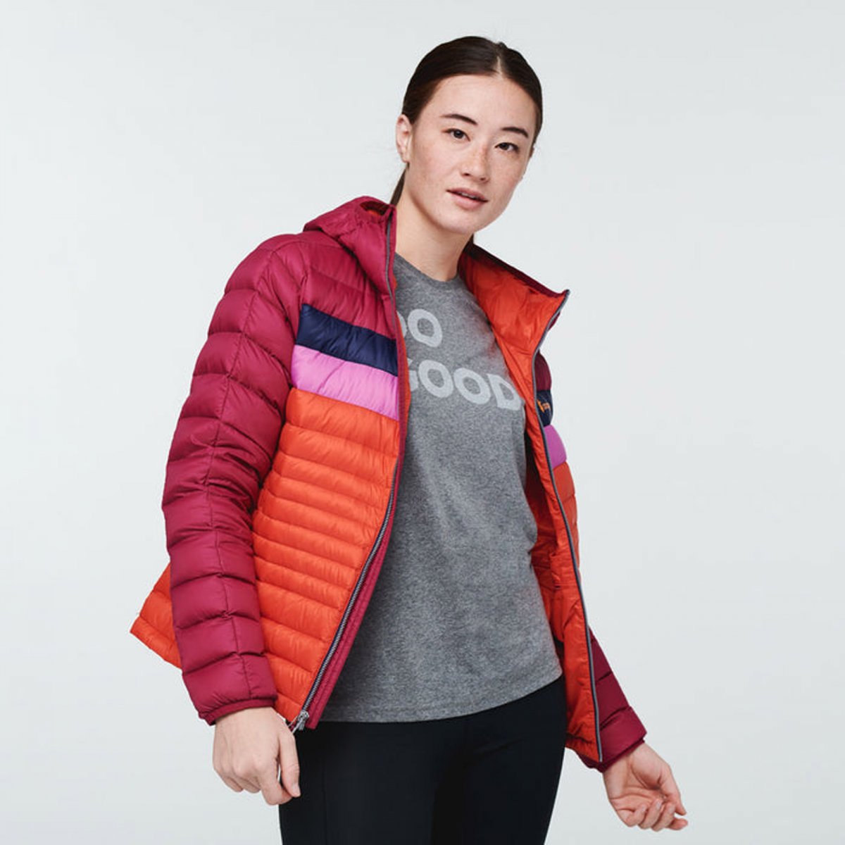 Fuego Down Hooded Jacket Woman