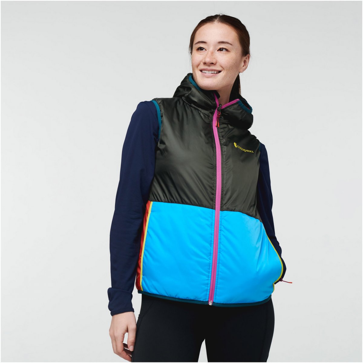Teca Calido Hooded Vest Woman