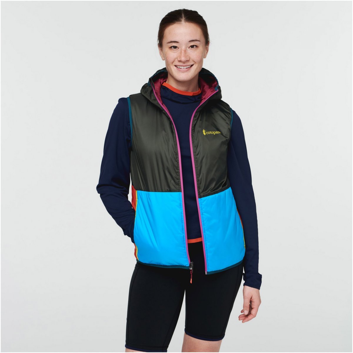 Teca Calido Hooded Vest Woman