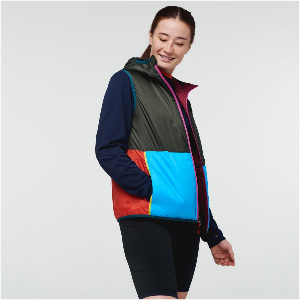 Teca Calido Hooded Vest Woman