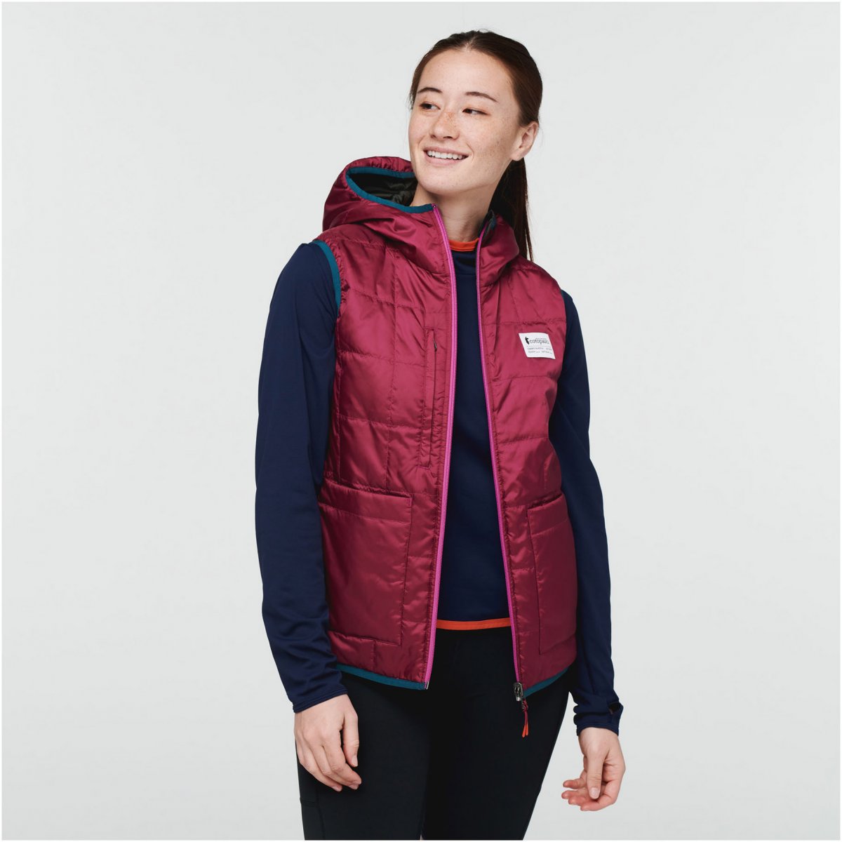Teca Calido Hooded Vest Woman