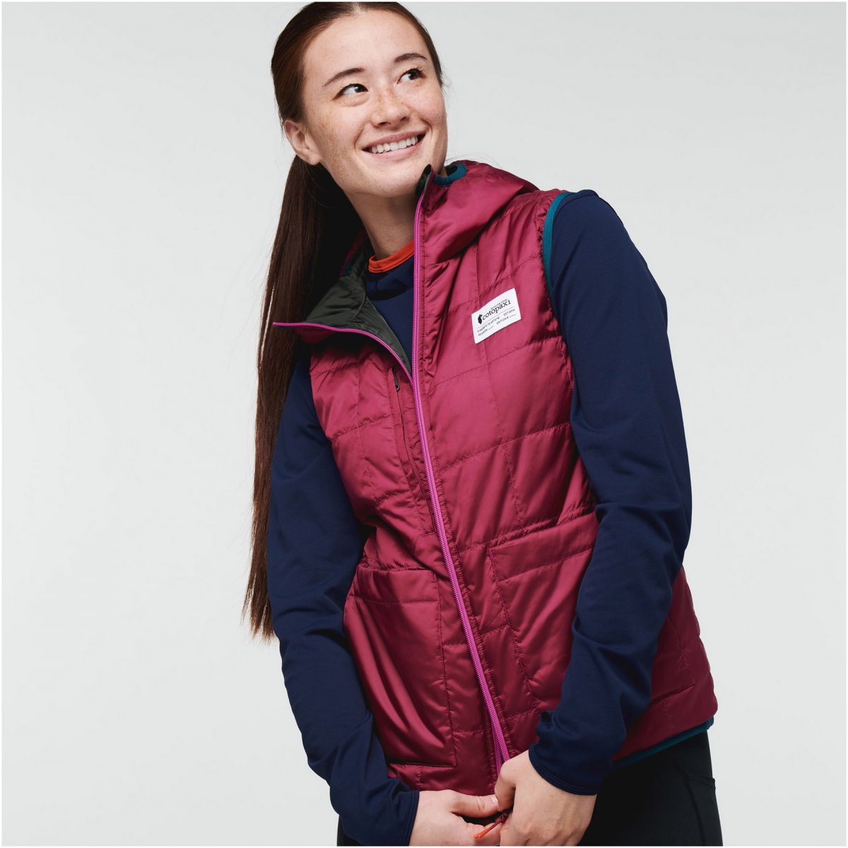 Teca Calido Hooded Vest Woman