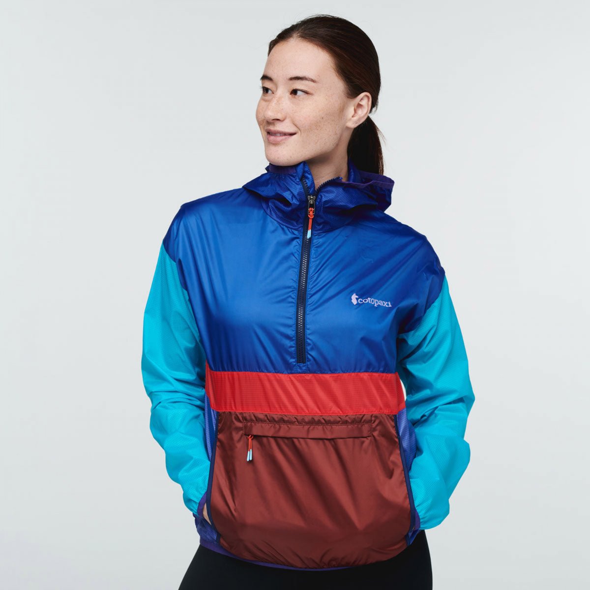 Teca Half-Zip Windbreaker Woman