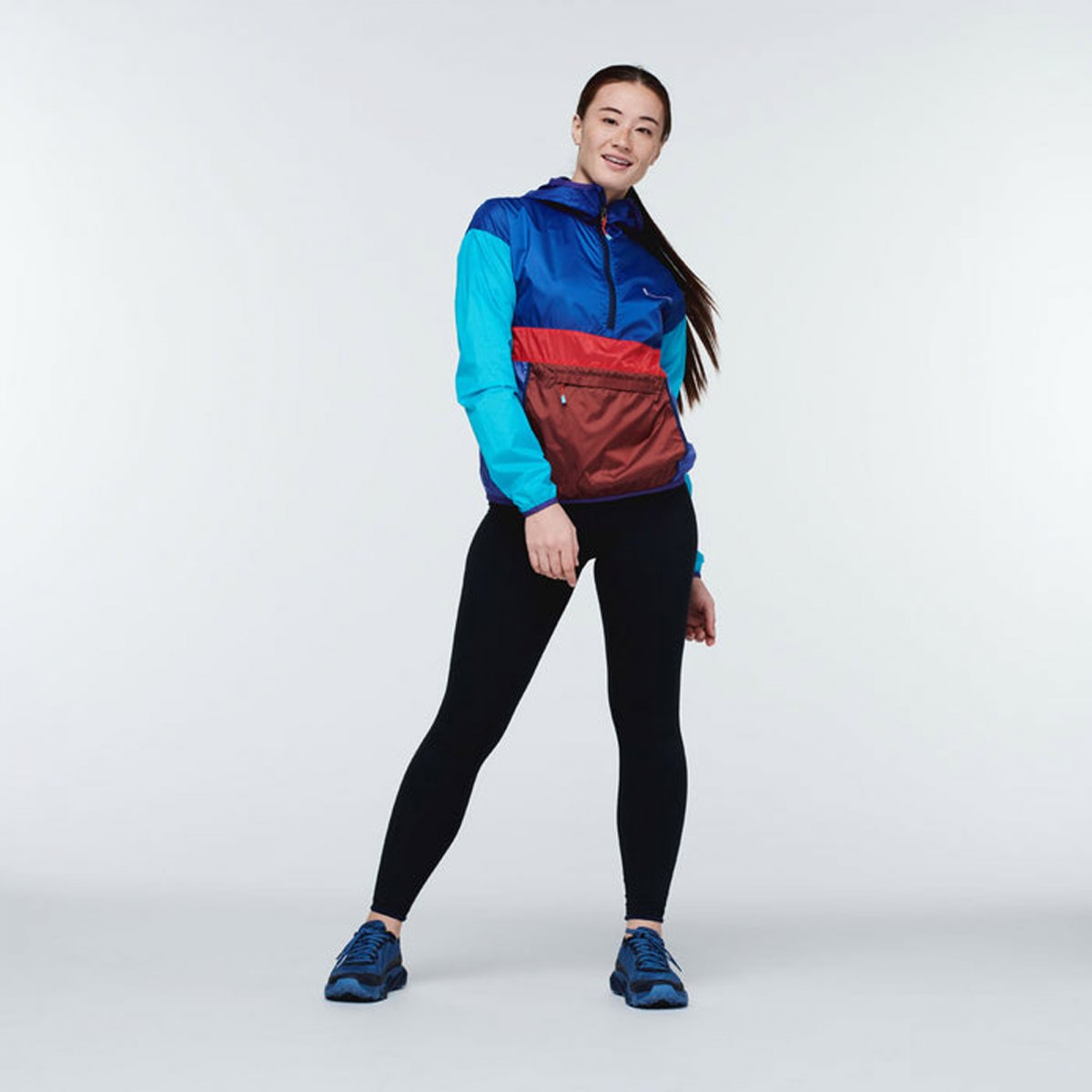 Teca Half-Zip Windbreaker Woman