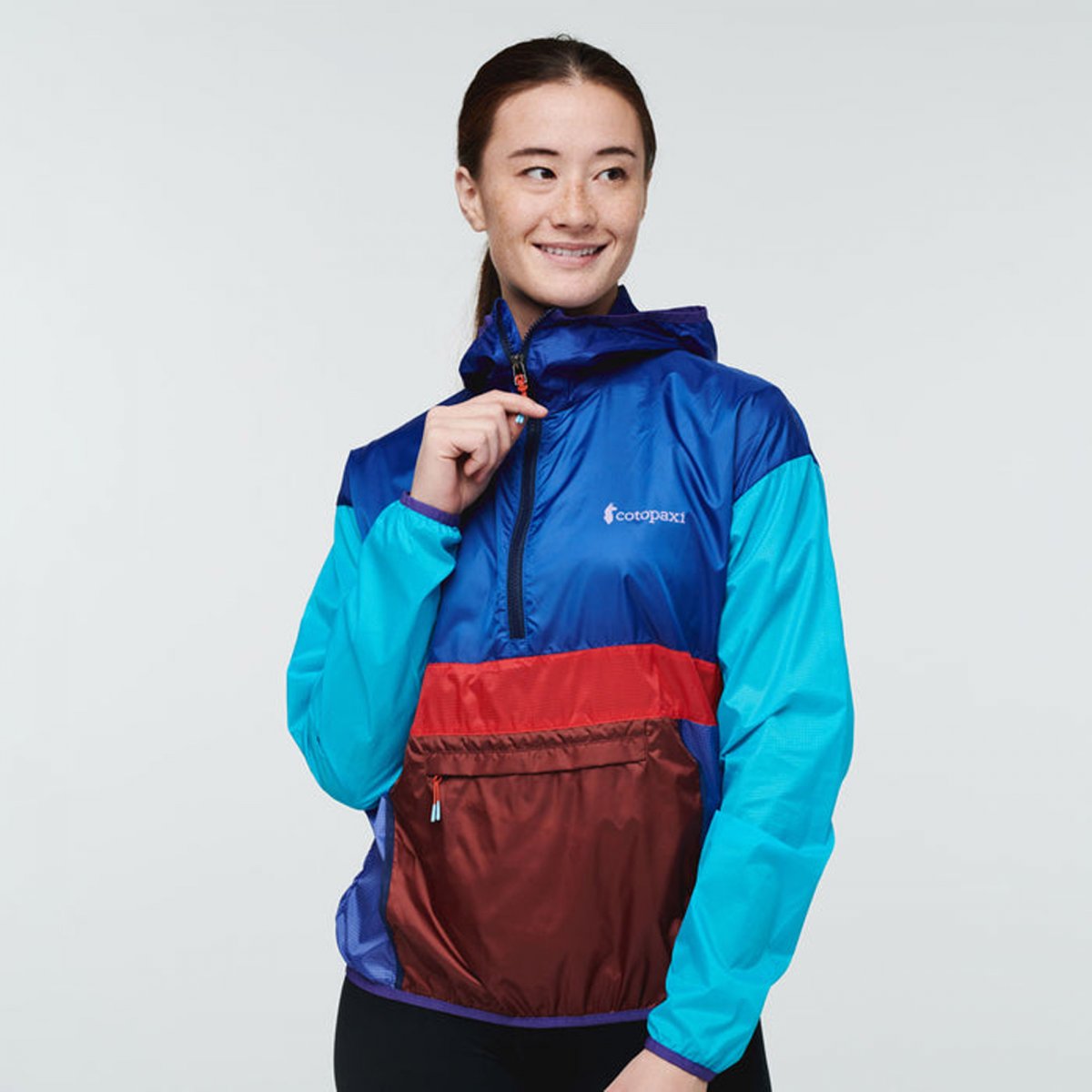 Teca Half-Zip Windbreaker Woman