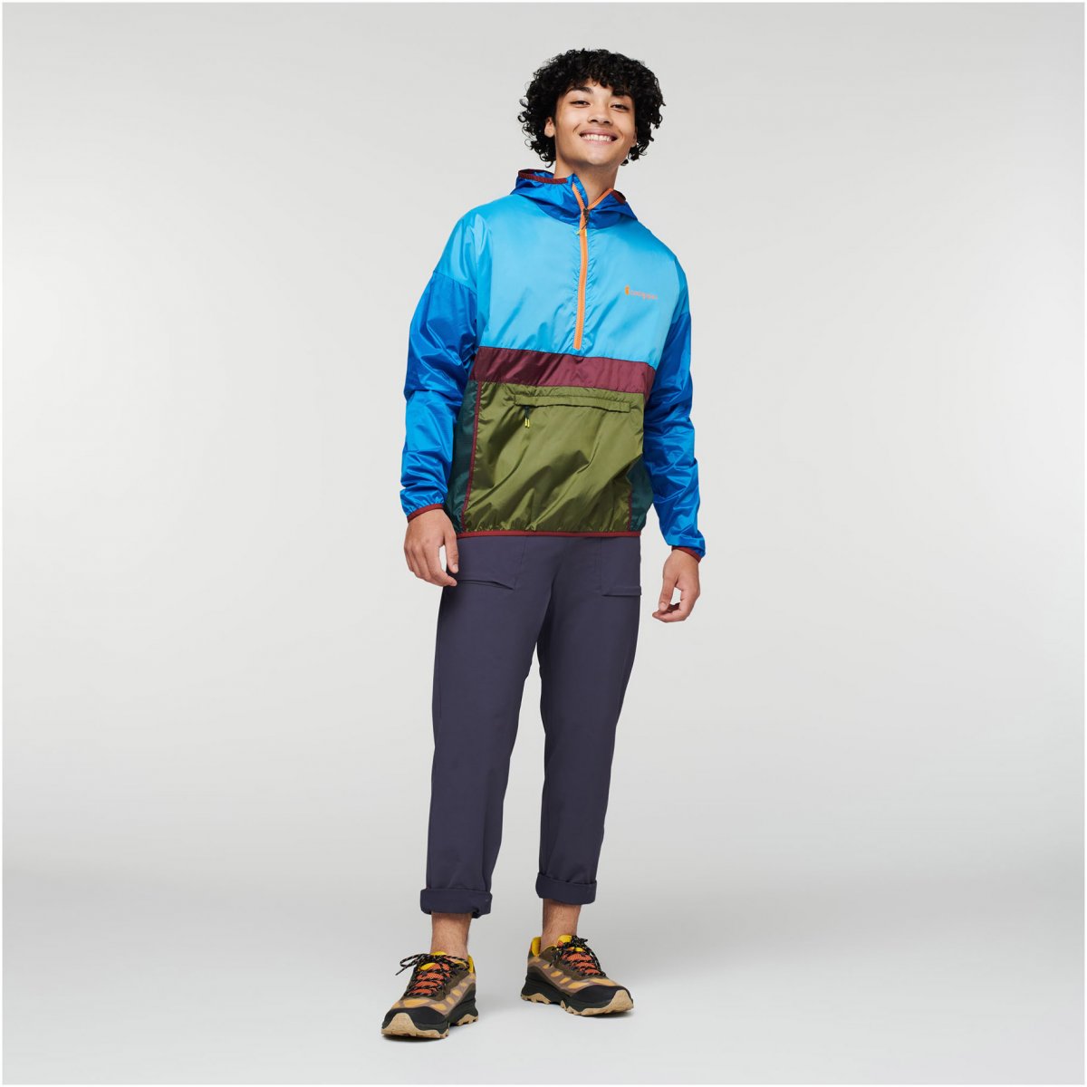 Teca Half-Zip Windbreaker Man