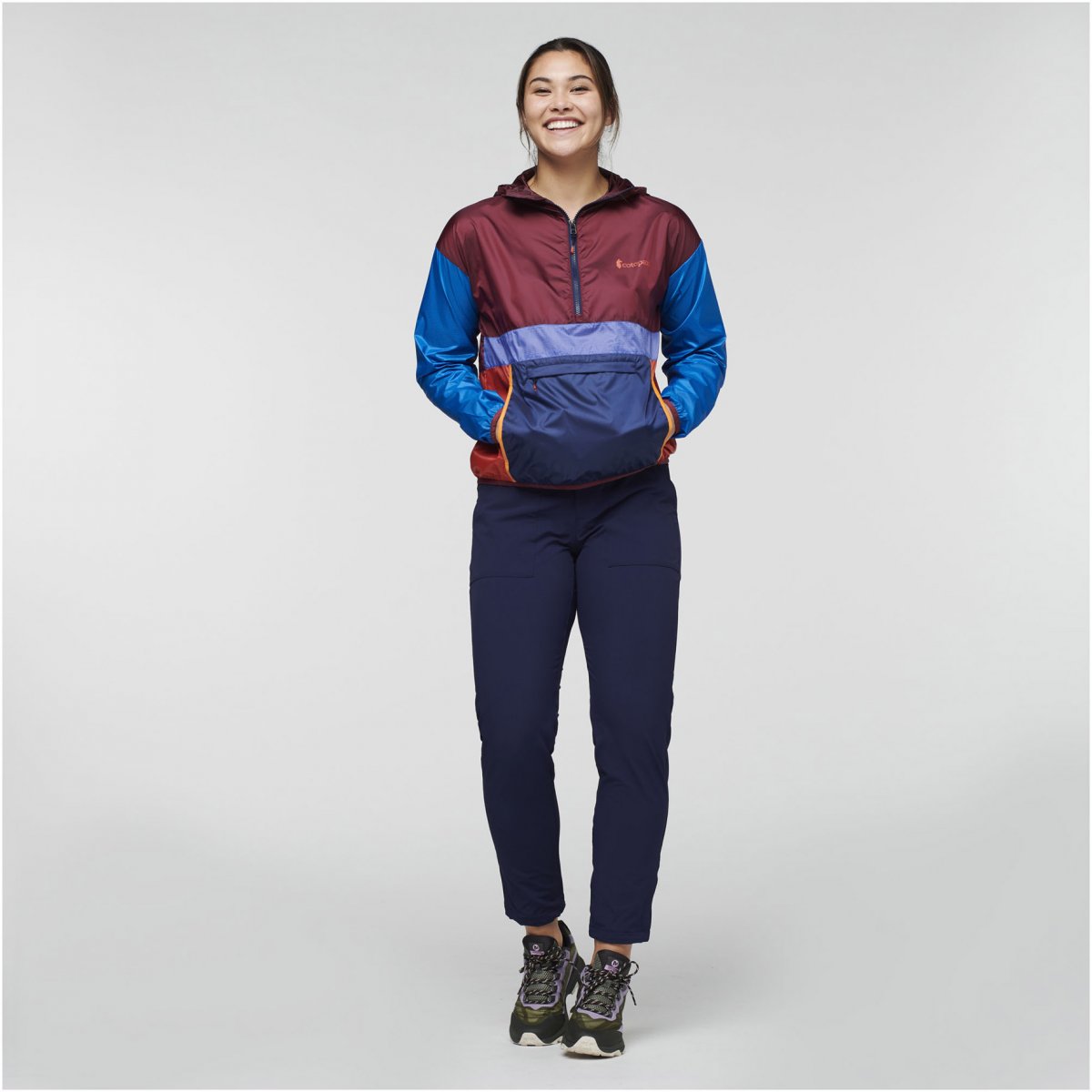 Teca Half-Zip Windbreaker Woman