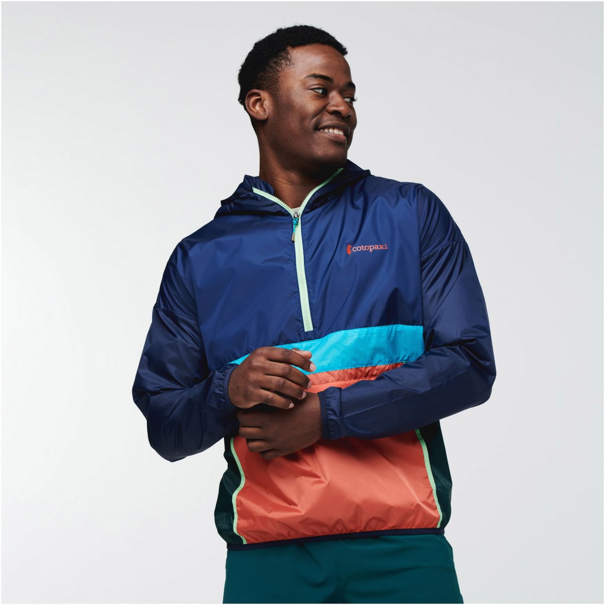 Teca Half-Zip Windbreaker Man