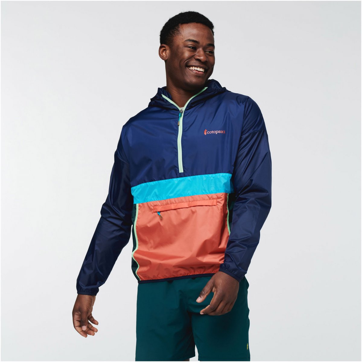 Teca Half-Zip Windbreaker Man