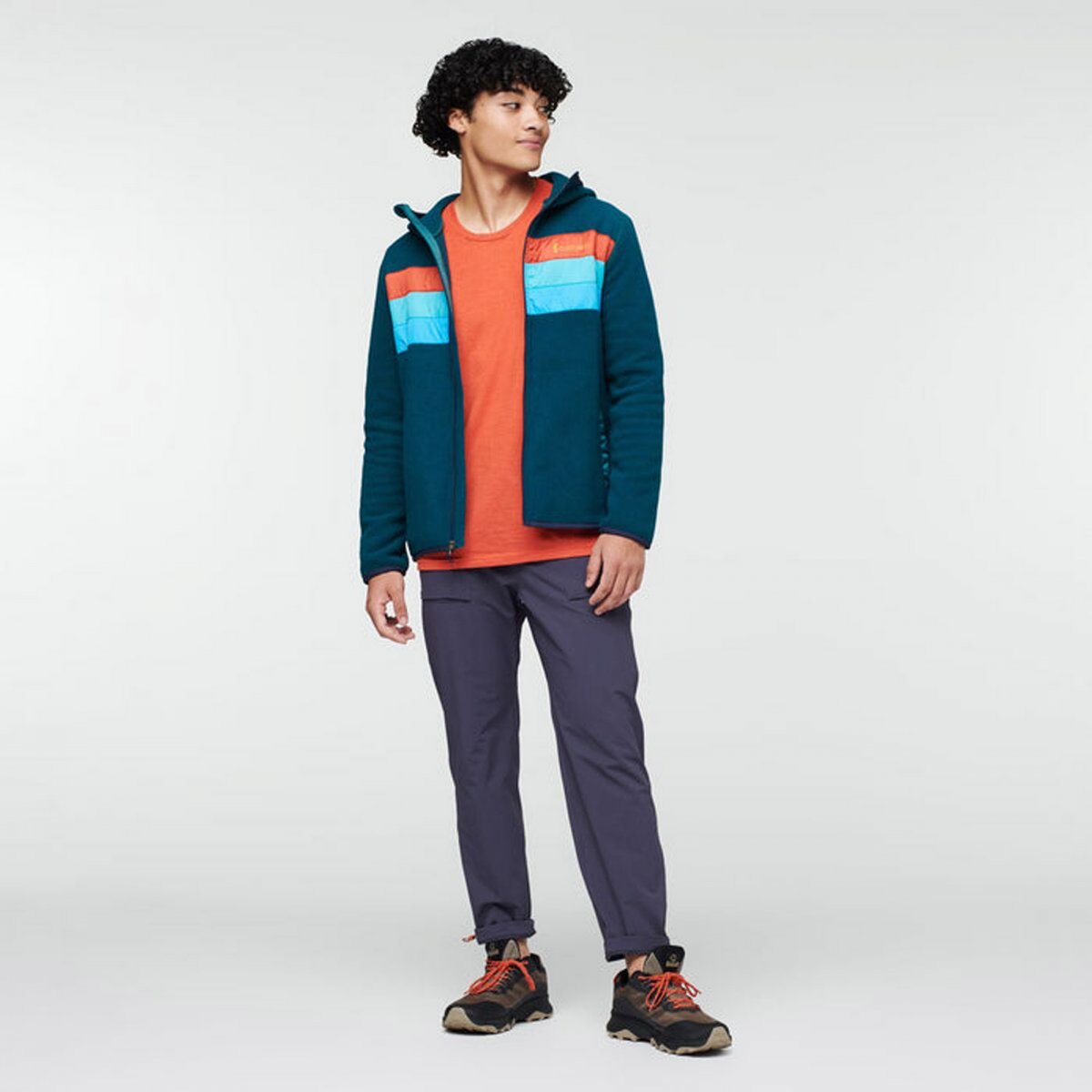 Teca Fleece Hooded Full-Zip Jacket Man