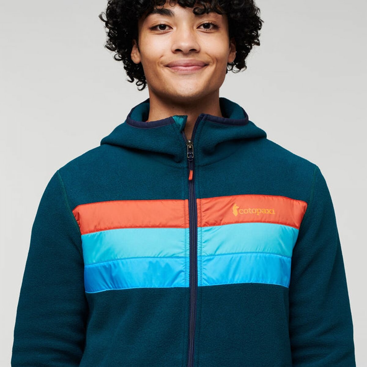 Teca Fleece Hooded Full-Zip Jacket Man