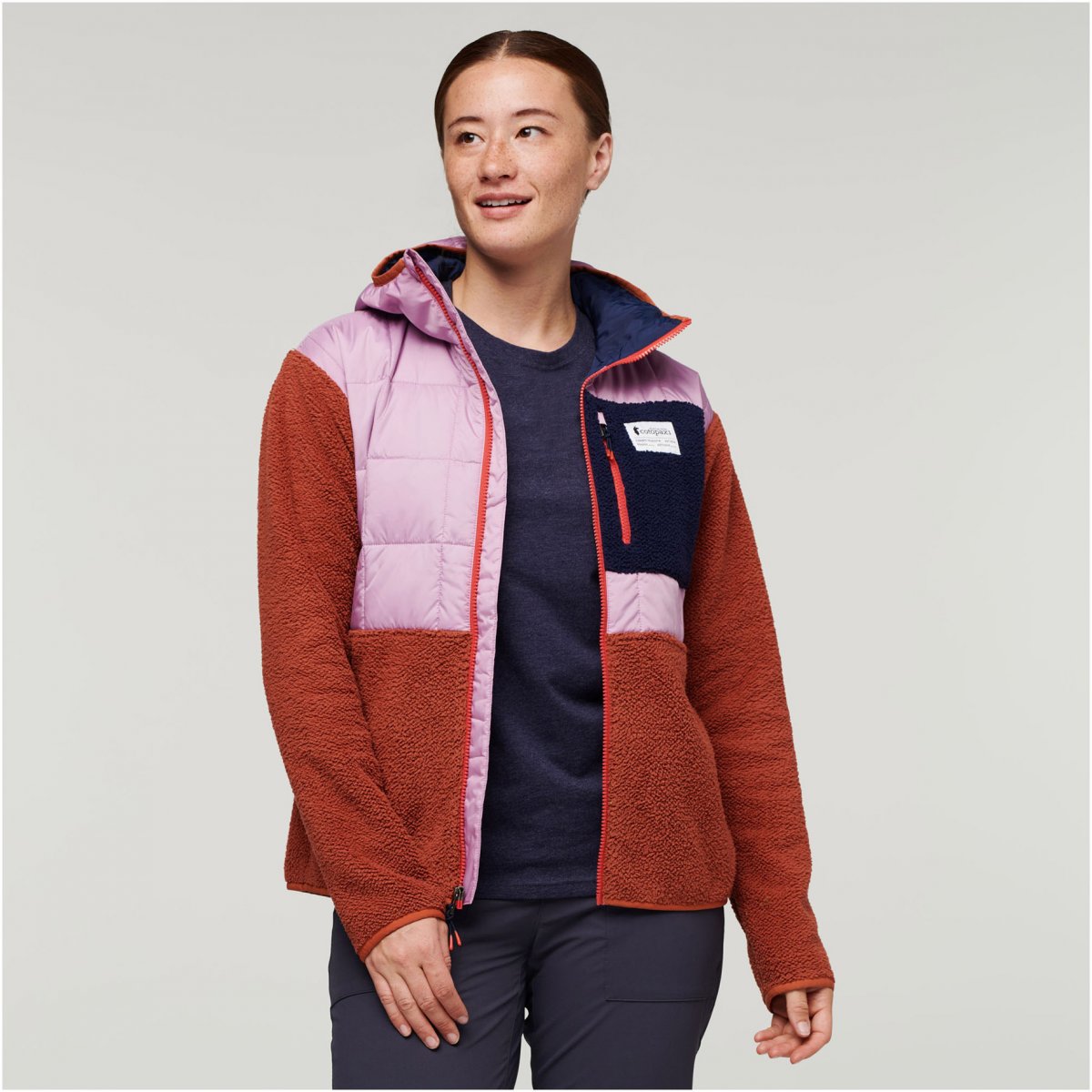 Trico Hybrid Hooded Jacket Woman
