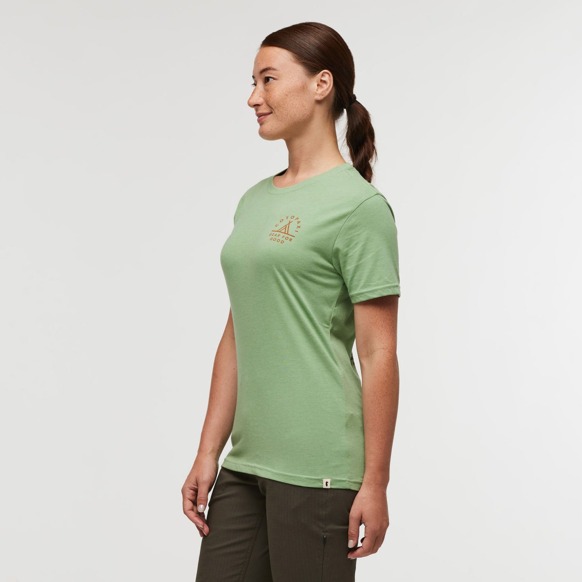 Llama Map Organic T-Shirt Woman
