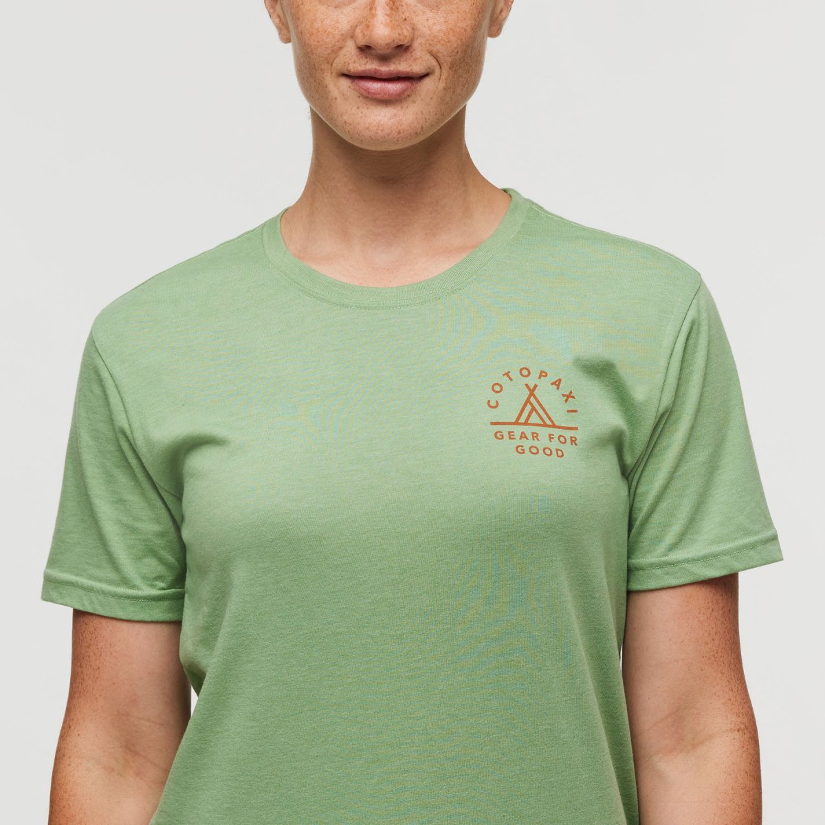 Llama Map Organic T-Shirt Woman