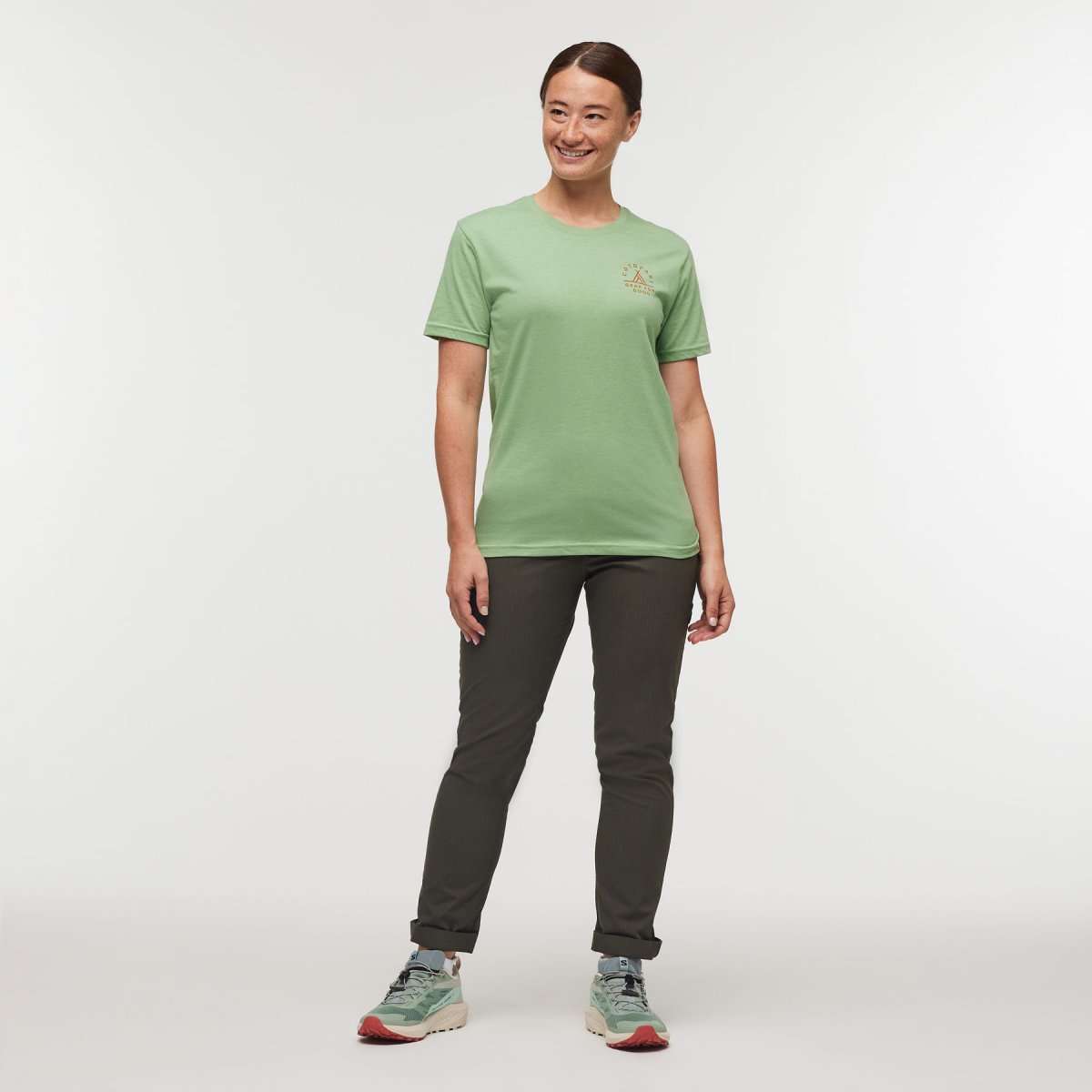 Llama Map Organic T-Shirt Woman
