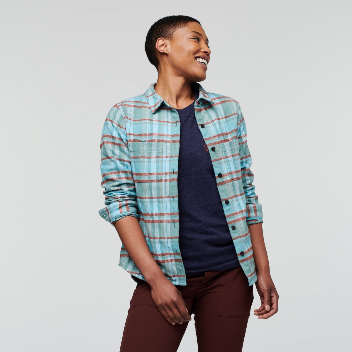 Mero Organic Flannel Shirt Woman