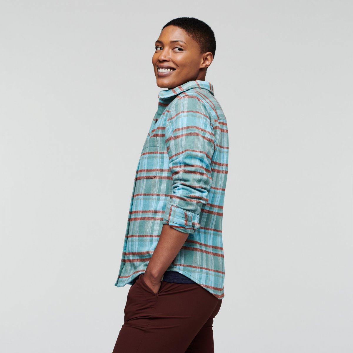 Mero Organic Flannel Shirt Woman