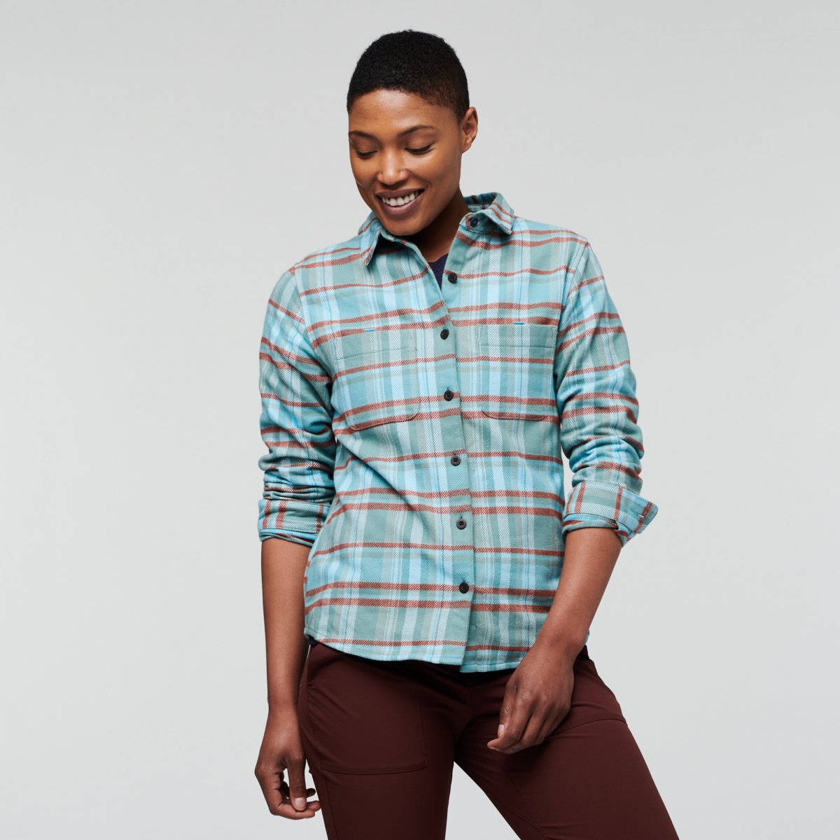 Mero Organic Flannel Shirt Woman