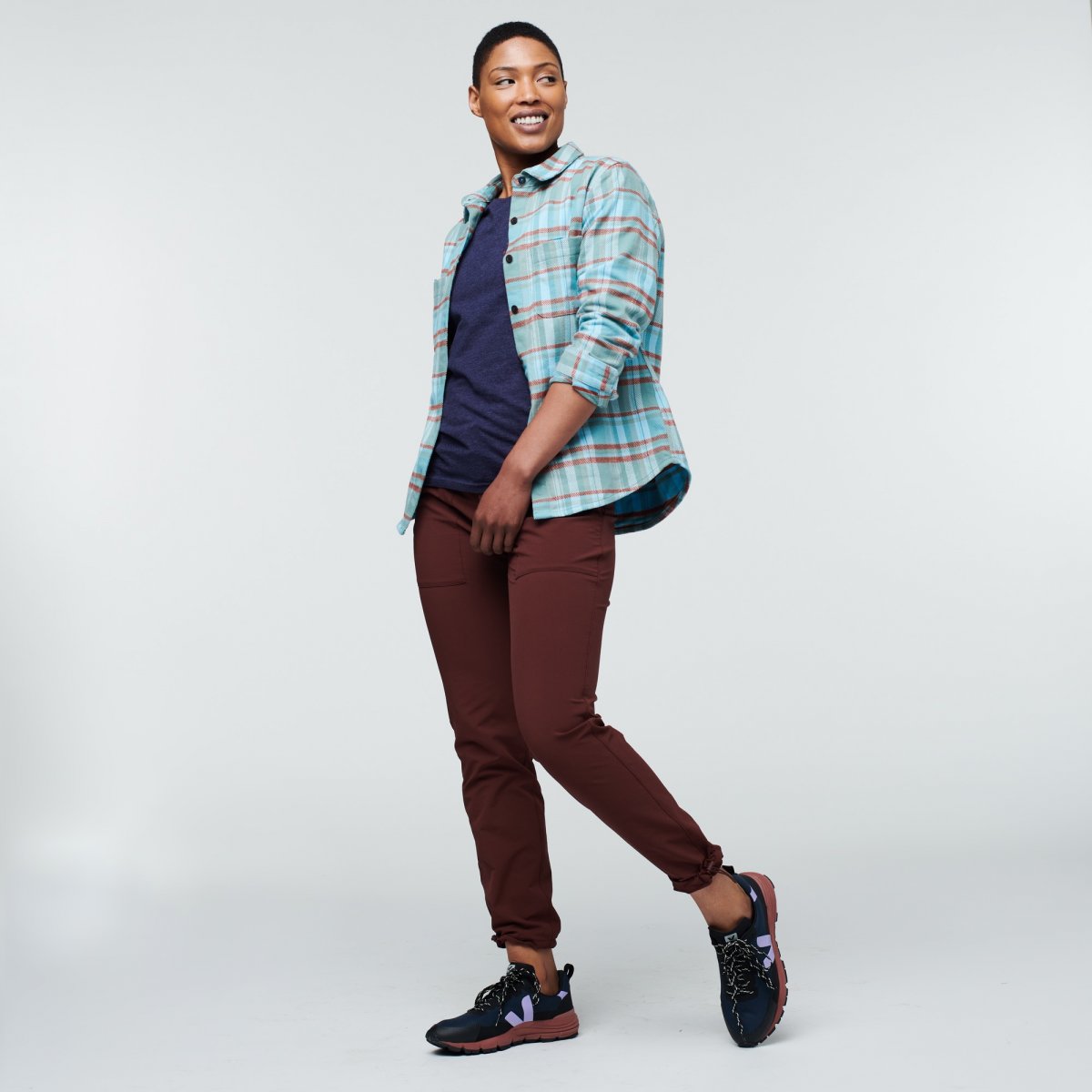 Mero Organic Flannel Shirt Woman