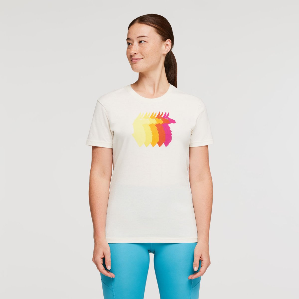 Llama Sequence Organic T-Shirt Woman
