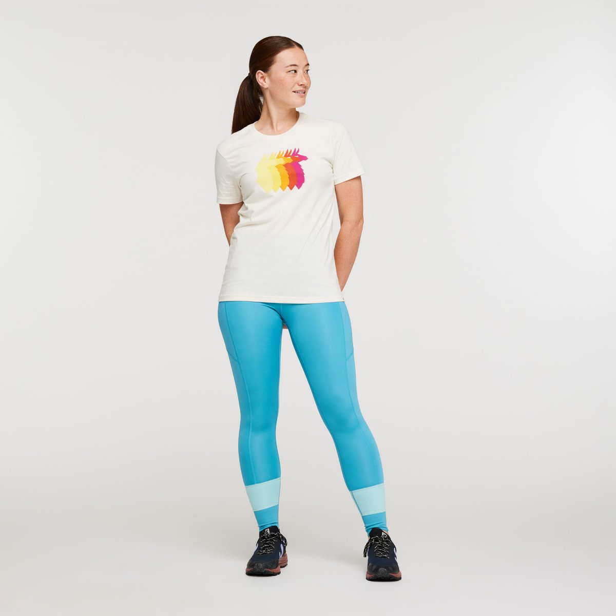 Llama Sequence Organic T-Shirt Woman