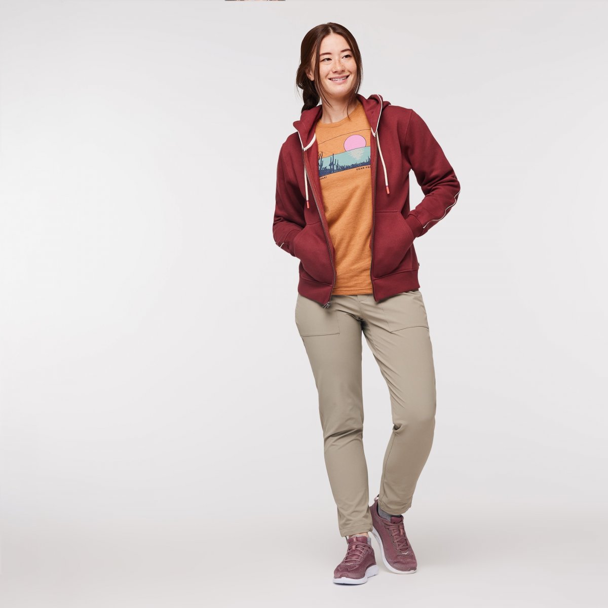 Do Good Organic Full-Zip Hoodie Woman