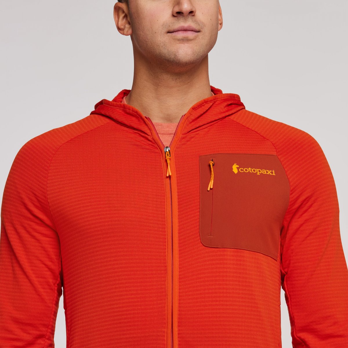 Otero Fleece Full-Zip Hooded Jacket Man